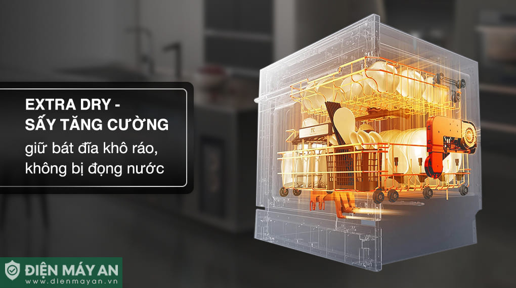 Máy rửa bát độc lập Bosch Serie 8 Sấy Zeolith SMS8YCI01E